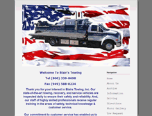 Tablet Screenshot of blairstowing.net